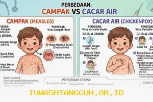 Apa Perbedaan Gejala Campak Dan Cacar Air