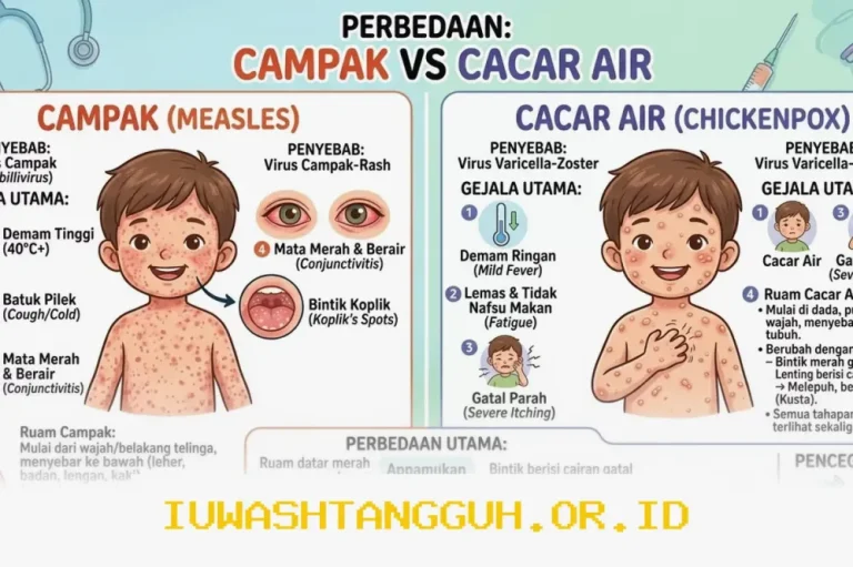 Apa Perbedaan Gejala Campak Dan Cacar Air