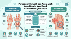 Apa Perbedaan Rematik Dan Asam Urat