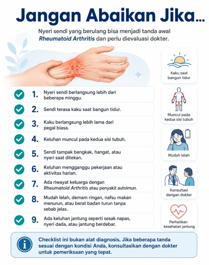 Apa Tanda Tanda Rheumatoid Arthritis Pada Tahap Awal