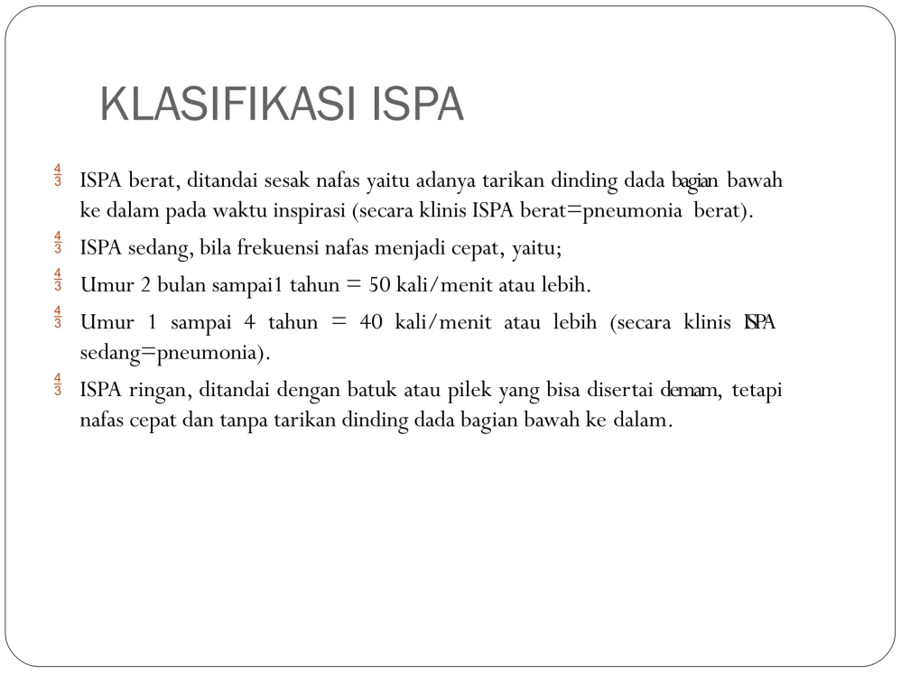 Bagaimana Cara Membedakan Ispa Dan Ispa Berat
